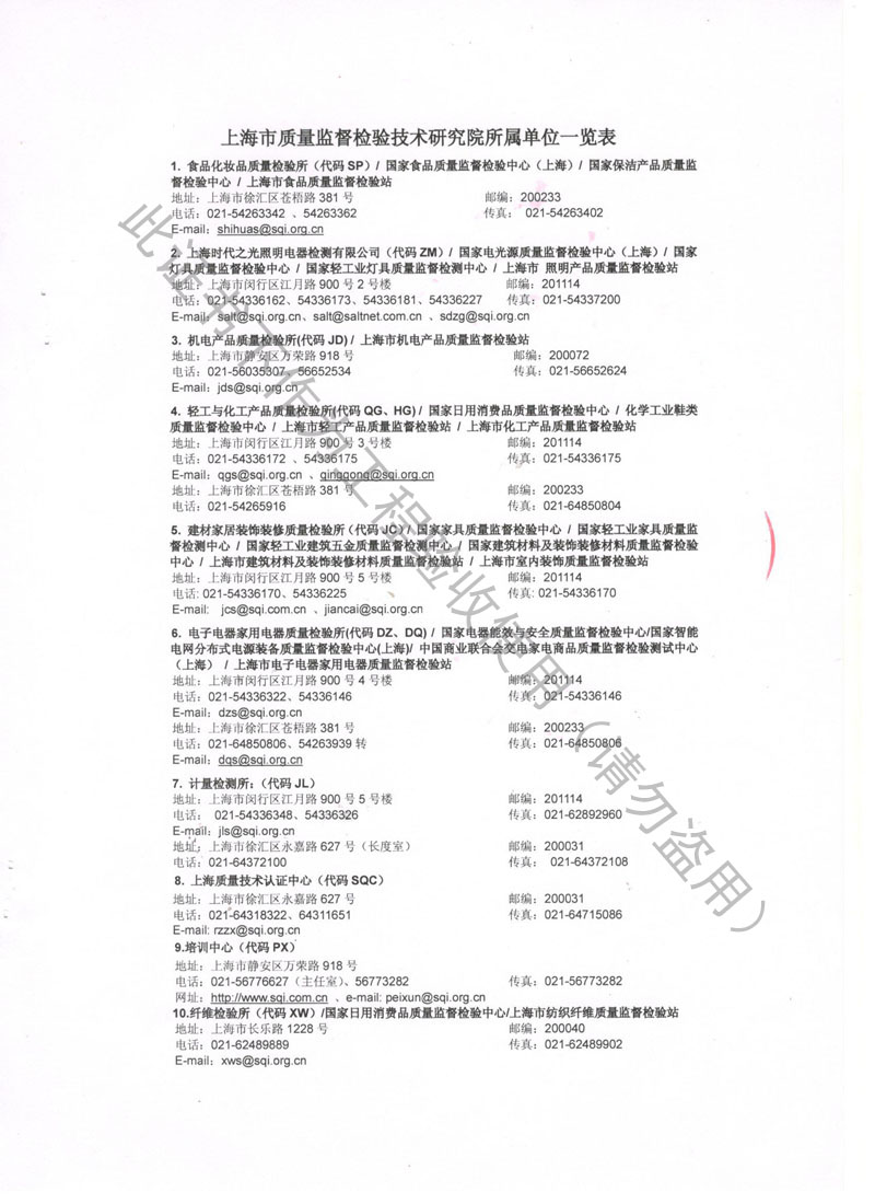 SQI榮獲上海市質量監督局頒發風機彈簧減震器檢驗報告 SQI榮獲上海市質量監督局頒發風機彈簧減震器檢驗報告