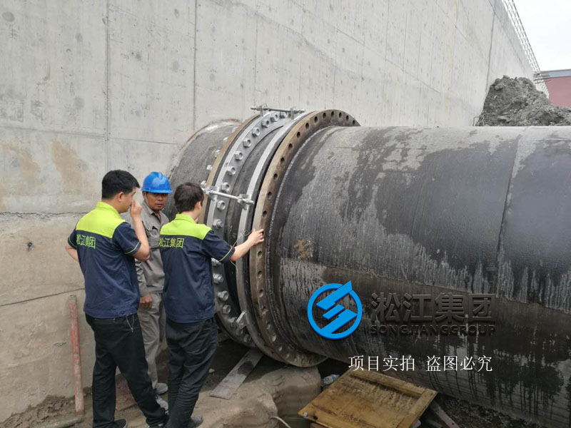 【安裝現場】上海竹園污水處理廠橡膠接頭使用現場 【安裝現場】上海竹園污水處理廠橡膠接頭使用現場